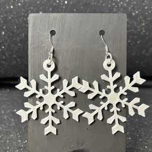 ❄️ 3D Printed Snowflake Earrings ✨